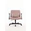 Chaise de bureau Pink Cross avec fonction inclinable - Idéale pour un espace de travail à domicile ou une coiffeuse | Accoudoirs plus larges, roulettes, mécanisme de lecture, design ergonomique, soutien lombaire-1193238258