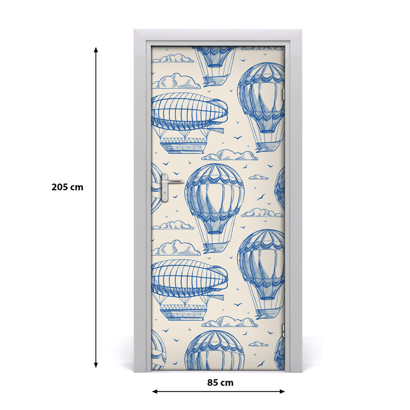 Airships And Balloons Door Decal