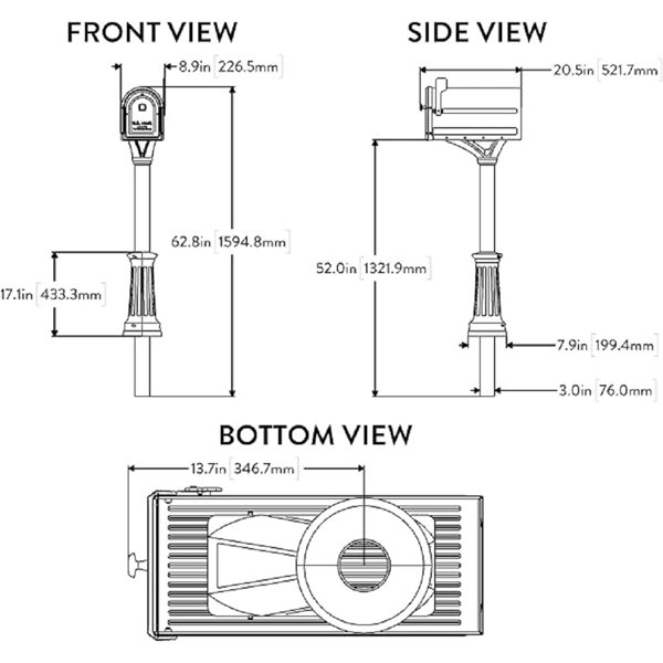 Dimensions du produit