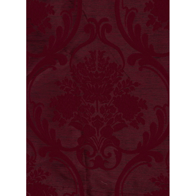 Room Darkening Single Curtain Panel, Burgundy