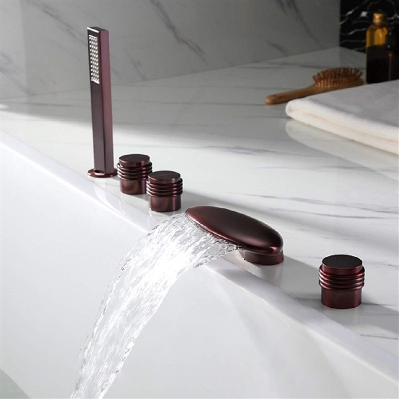 Robinet pour baignoire en bronze huilé Vincci