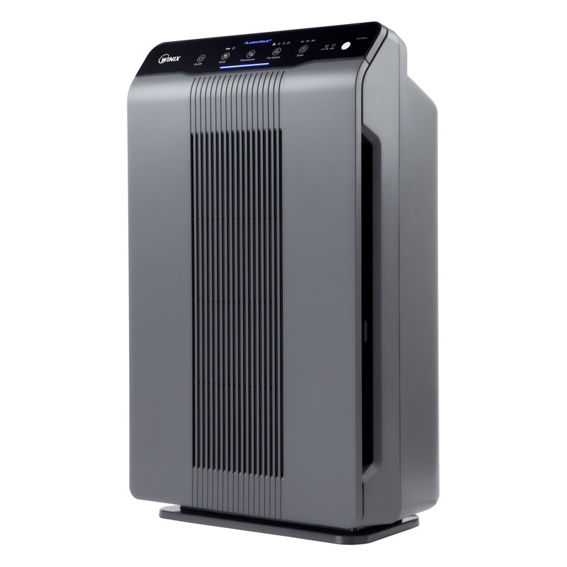 Winix Gray Tower Air Purifier with True HEPA and Carbon Filter