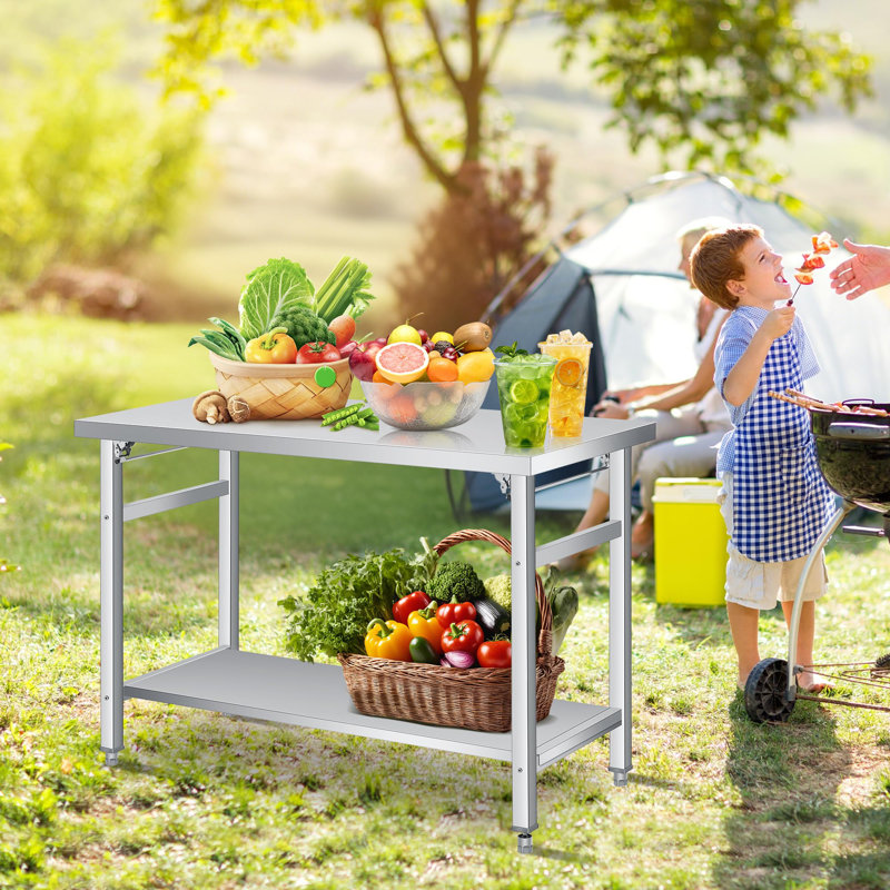 Metal Kitchen Island