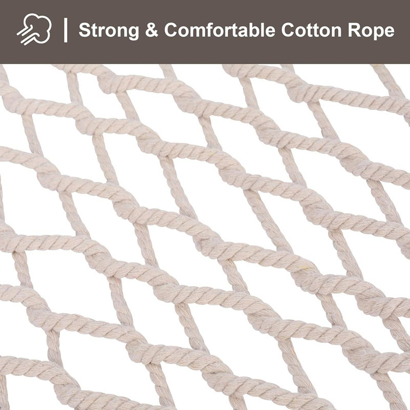 Hamac double en corde de bois SUNCREAT