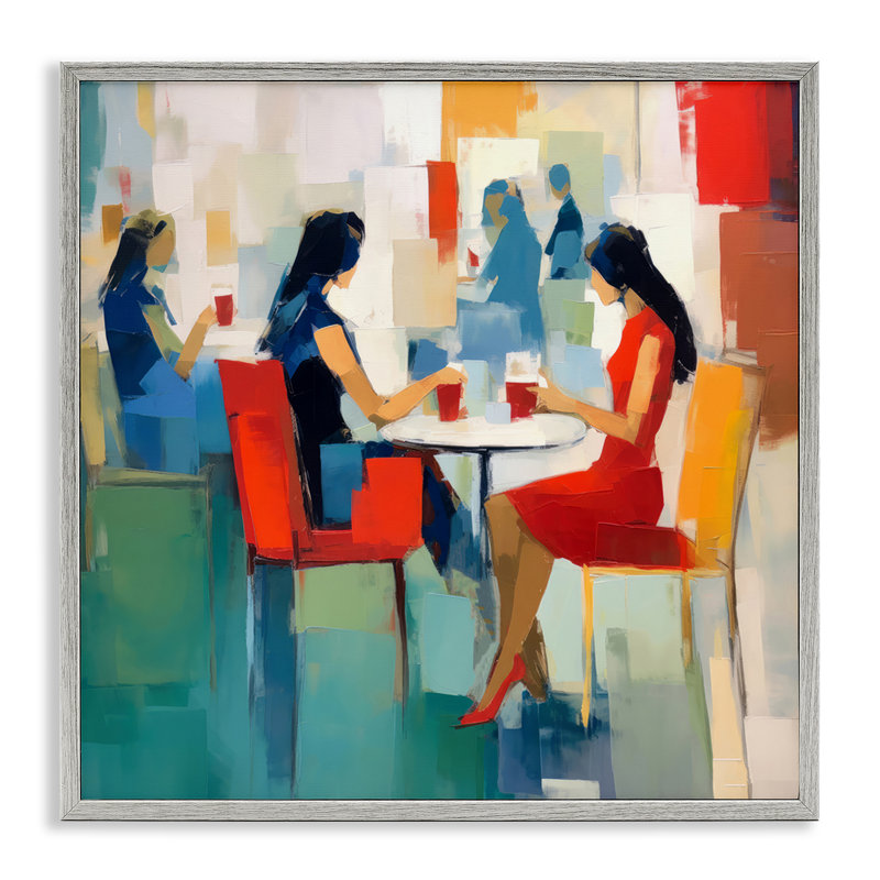 Art abstrait giclée par Irena Orlov, H 24 po x l 24 po, Estampe numérique Farmhouse