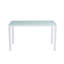 Table de salle à manger rectangulaire en verre trempé de 51 po pour la cuisine, la salle à manger et le salon-1319008112