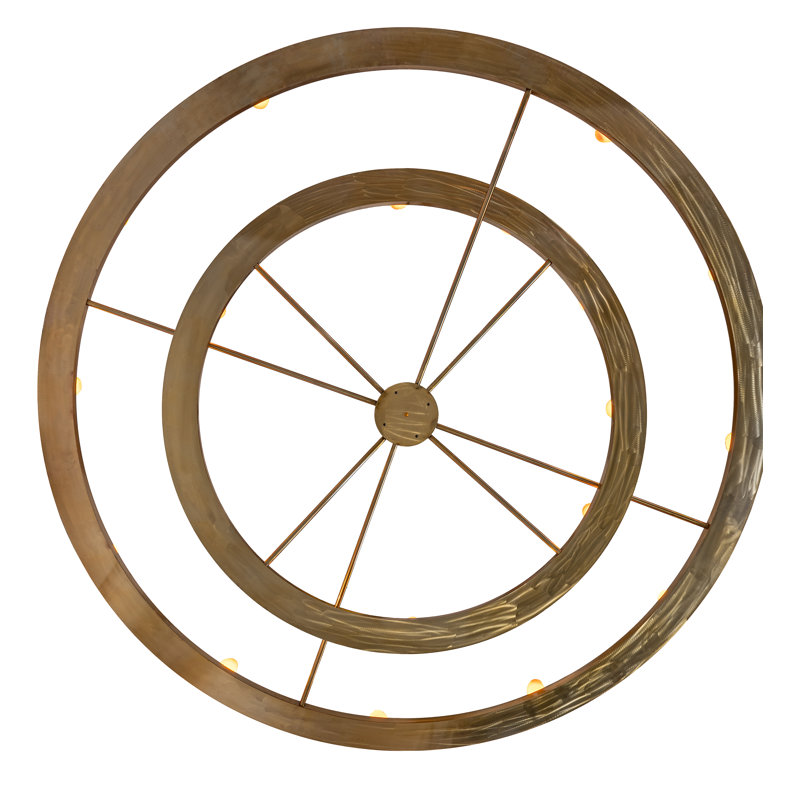 108" Wide Donner 24 Light Chandelier