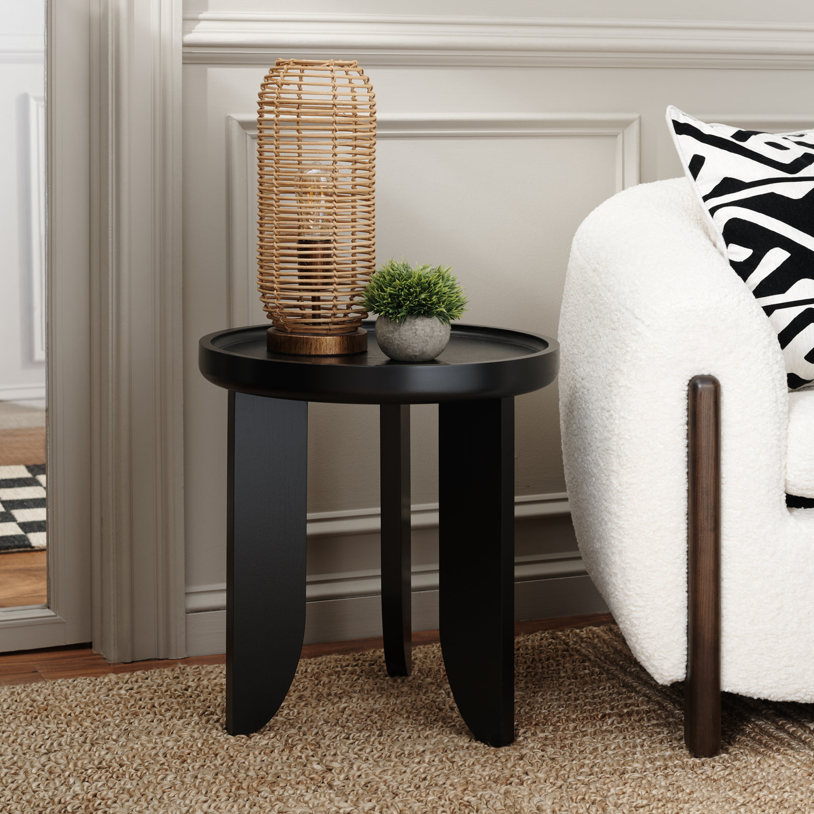 Verena End Table, Black