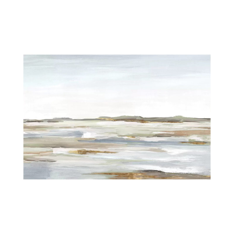 Brimming With Light by Eva Watts - Painting on Canvas, 66.04cm H x 101.6cm W x 3.81cm D, Wrapped Canvas