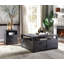 Table de bout au fini noir antique