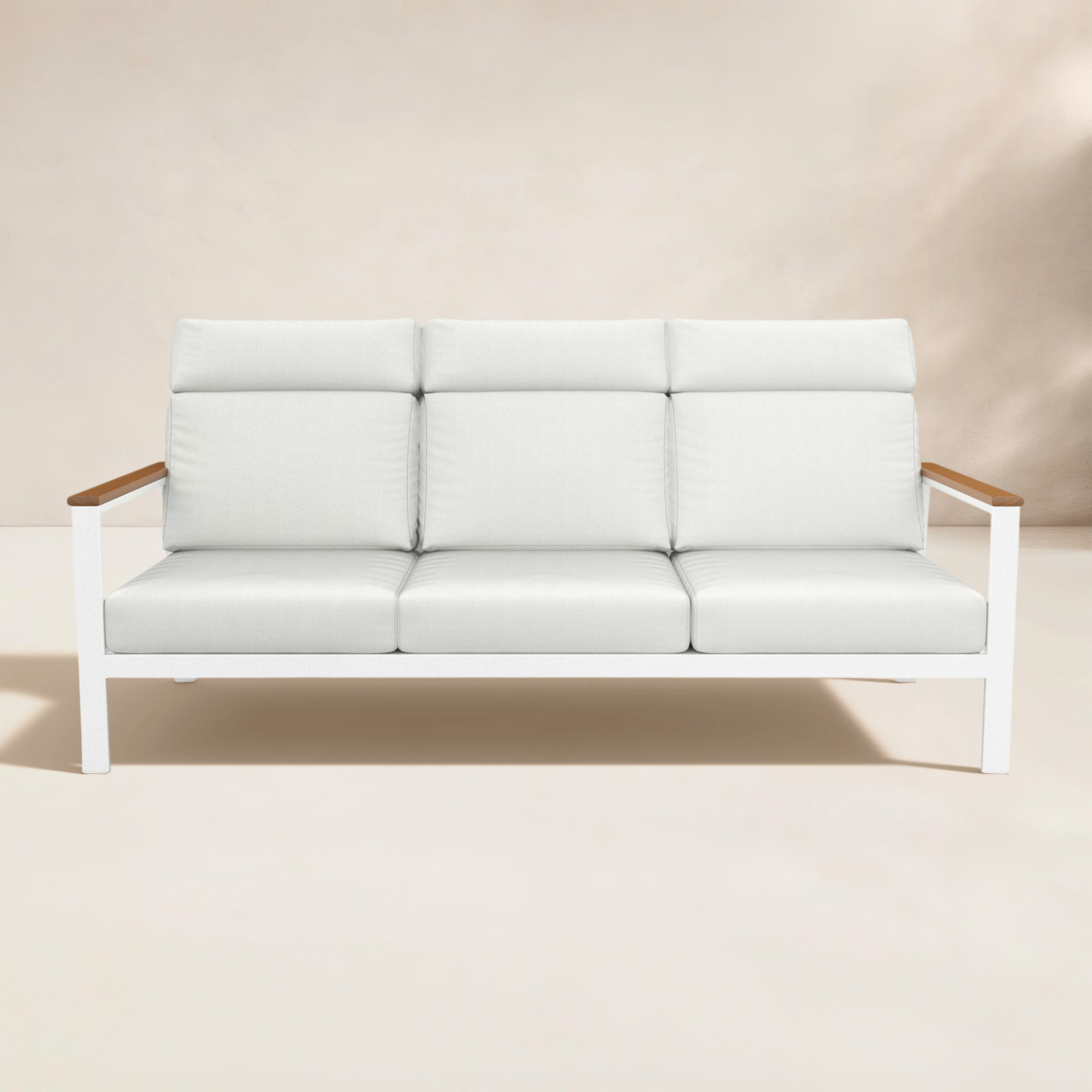 Townsend 80" Sunbrella® Patio Sofa, Canvas White