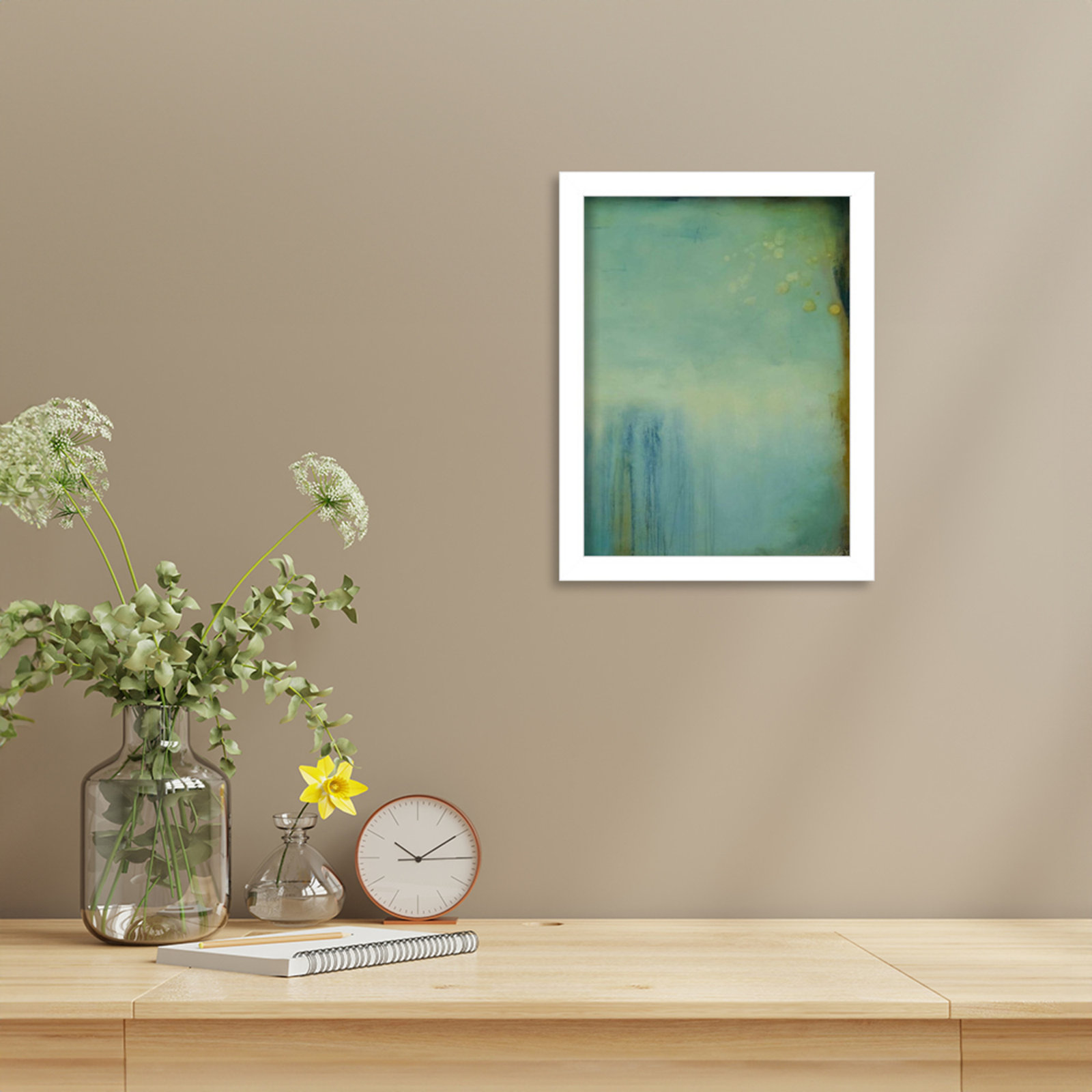 Whispering Souls II Print by Erin Ashley, 13" H x 10" W, White