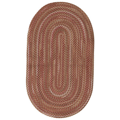 Flatweave Area Rug in Red