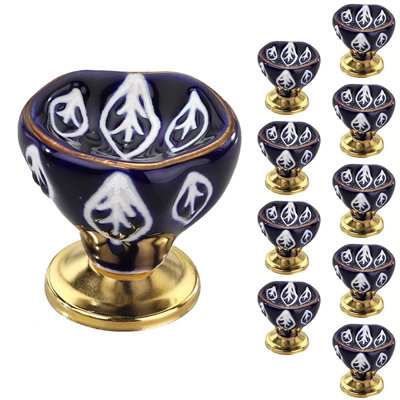 Oversized Hand Painted 1 2/3 Length Novelty Knob Multipack