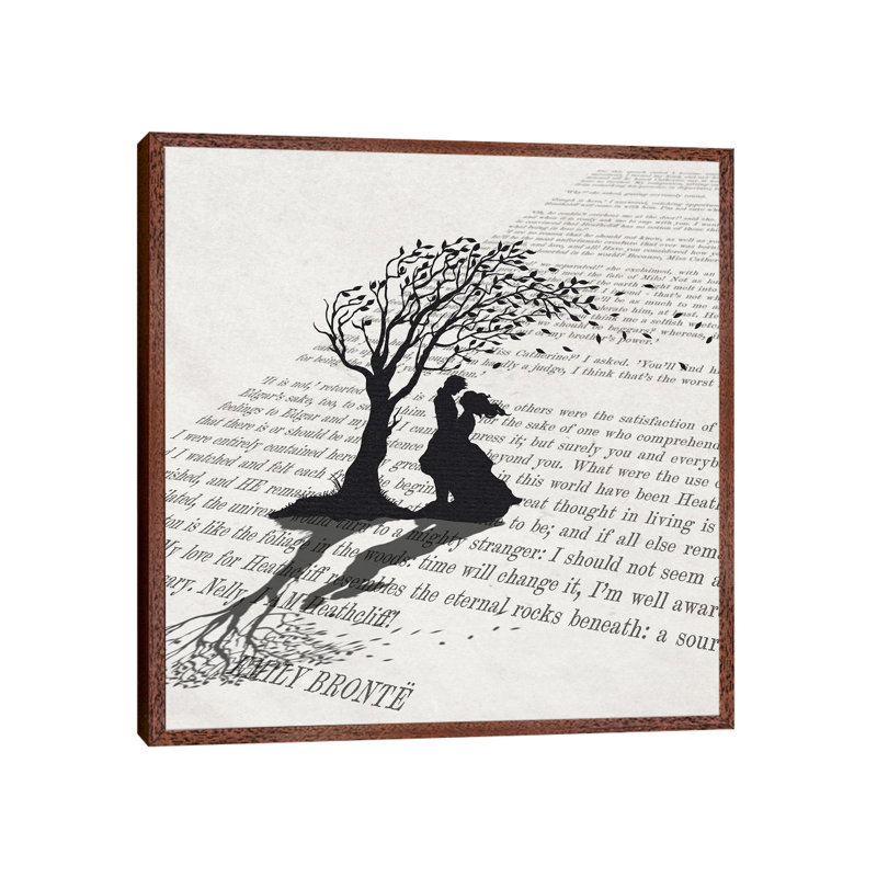 Wuthering Heights by Peter Walters - Print on Canvas, Classic Brown Wood Framed, 66.04 cm H x 66.04 cm W