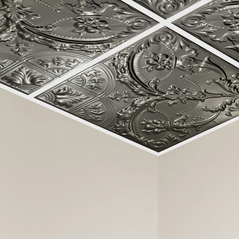 Carreau de plafond suspendu en fer-blanc 1,98 pi x 1,98 pi Saginaw