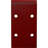2"W x 6"D x 3 3/4"H Embrey Steel Bracket, Hammered Bright Red-89194595-64105830