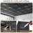 LooYee 24 PCS Black Ceiling Tiles 24x24 Inch, French Style 3D Decorative Ceiling Panels 2x2Ft PVC Waterproof Washable Plastic Material Ideal for Living Room Bedroom Bathroom Garage Cover 96 Sq.Ft