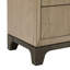 Commode 6 tiroirs caramel et cacao