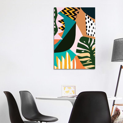 Abstract XLIV 1 Piece Wrapped Canvas Painting