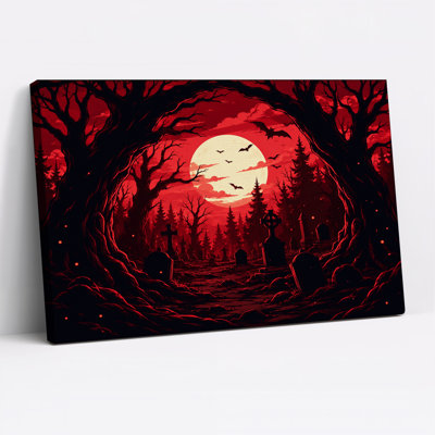 Silhouettes d'art sur toile, "Halloween"