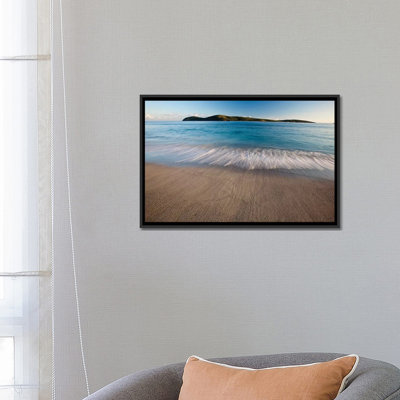 Surf on Beach at Sunset, Culebra Island, Puerto Rico par Panoramic Images - Reproduction de photo sur toile tendue