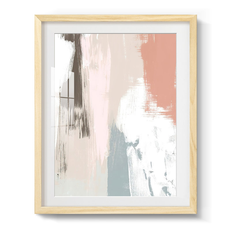 Sandstone Peel IV - impression encadrée, H 28,5 po x l 20,5 po, Naturel