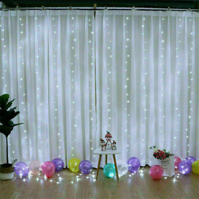 Devion Indoor 300 - Bulb 118'' Plug-in Curtain String Light