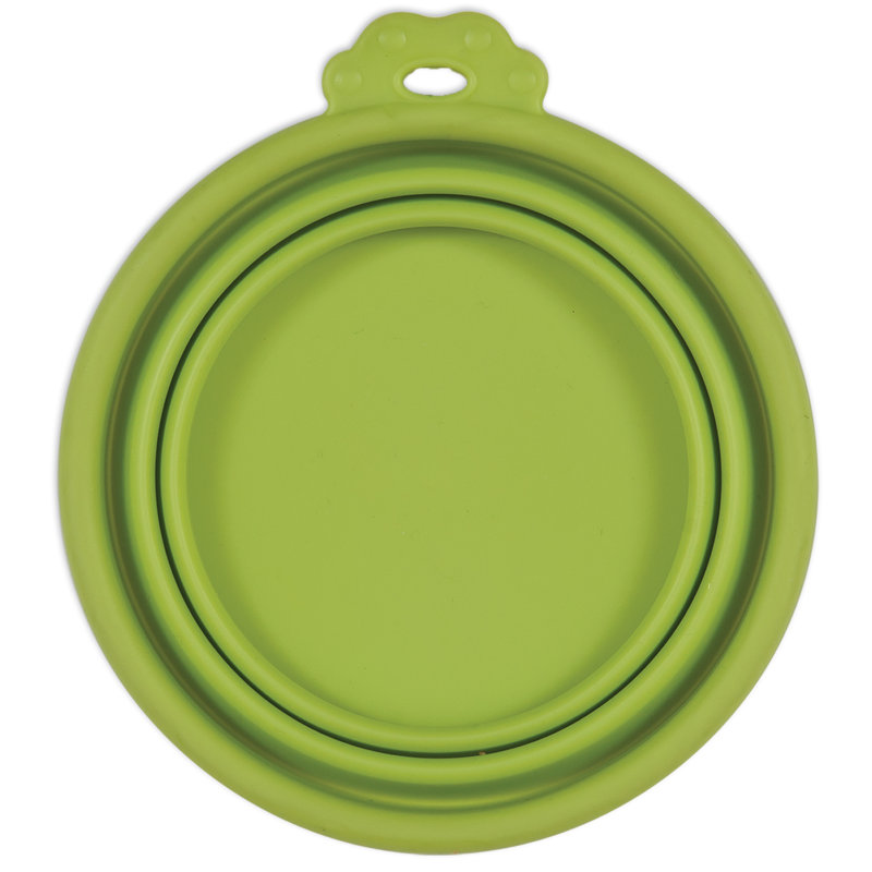 Bol de voyage rond en silicone petmate, 3"