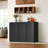 Buffet Storage Cabinet With 3 Door, 43" W Coffee Bar Cabinet, Kitchen Buffet Sideboard For Living Room, Kitchen-548699843