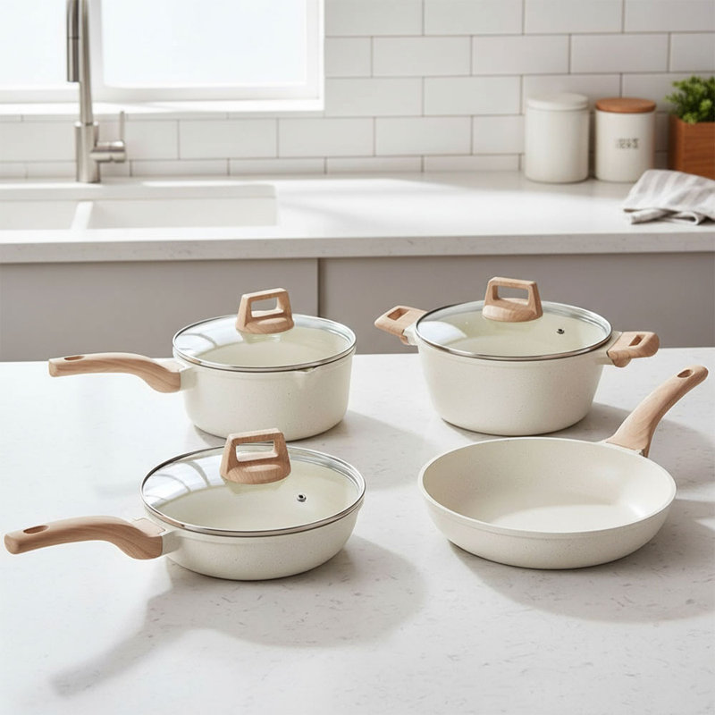7Pcs Nonstick Cookware Set