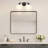 2-Light Opal Ribbed Glass Bathroom Vanity Light Dimmable Bath Bar-1057847844