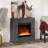 Santos 30'' W Electric Fireplace with 4777 BTU-2083142568