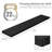 Sorbus Floating Shelves for Wall - 55 Inch Extra-Long Bathroom Shelves, Wall Decor for Bedroom, Kitchen, Living Room, Book Storage - Mounted Floating Shelf with Hidden Brackets (Black, 3 Pack)-119898076