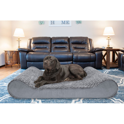 Ultra Plush Luxe Lounger Orthopedic Foam Contour Dog Bed