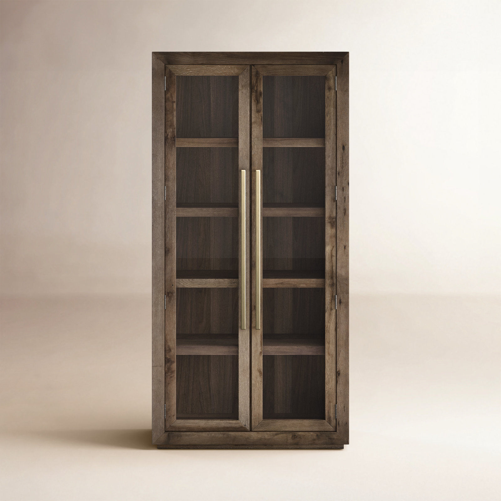 Alaya Oak Display Stand, Brown