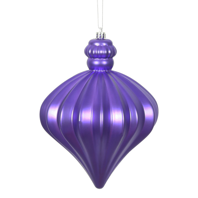 Ornement de Noël oignon 6 po, Violet