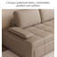 Canapé ajustable en cuir Minimalist Modern-1742240512