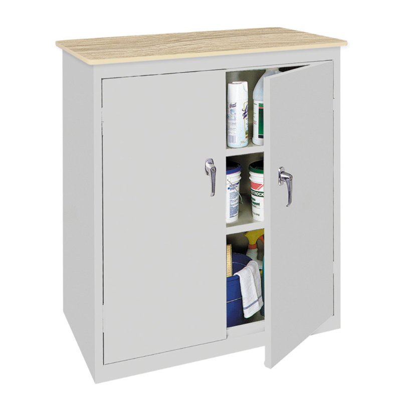Armoires de comptoir hautes, gris