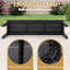 Banc de jardin 2 pièces en PEHD 55 po-185571334