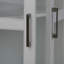 Armoire murale Avington de 61 cm de large en bois massif, à deux portes et compartiments, de couleur blanc pur