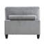 Ensemble modulaire 6 pièces 6 pièces Modular Velours côtelé gris 3X Fauteuils
