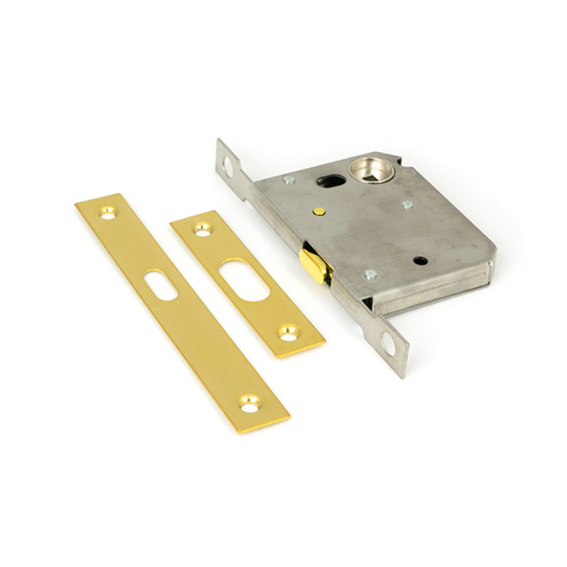 Sliding Door Lock, PVD Brass