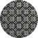 Premium Machine Washable Prisco Black Rug