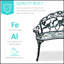 Banc d'extérieur en fonte d'aluminium de style antique avec accents floraux et conception ergonomique pour une assise confortable