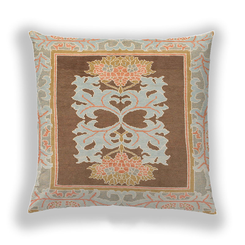 Coussin décoratif abstrait 1207, Microsuède