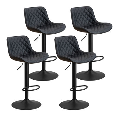 Tabouret de bar rembourré Lougene