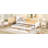 Platform Bed with Trundle and Drawers-1236542416