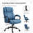 Vinsetto Big And Tall Office Chair With Wide Seat, Executive Computer Chair With Adjustable Height, Swivel Wheels And Linen-544362490