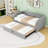 Twin Velvet Upholstered Daybed with Lift-Up Twin Trundle-1821908037